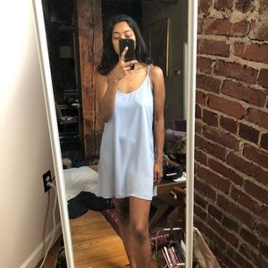 Brandy Melville Tie-Back Sky Blue Dress
